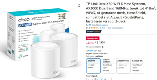 TP-LINK Deco X50 2-pack router voor €119 bij Amazon