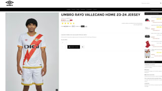 UMBRO RAYO VALLECANO HOME 23-24 JERSEY por solo 37,50€
