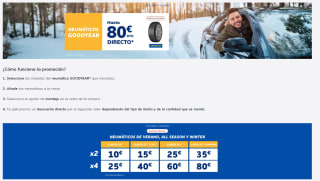 Ofertas de Norauto en Neumáticos y llantas