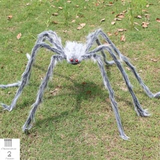 Araña Gigante Blanca para decoración por 2,99€