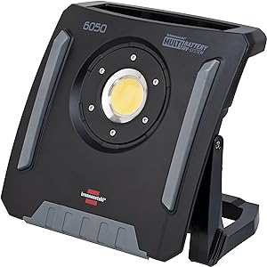 Brennenstuhl Mobiele LED-spot Bouwlamp Hybrid Multi Battery 6050 MH 6200lm (IP65) voor €109,40 bij Amazon.nl