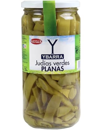 6 Botes de Judías verdes anchas YBARRA 360 gr por 4.11€