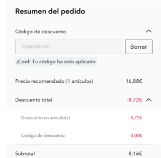 Cupón 3€ descuento en pedidos superiores a 10€ en Miravia