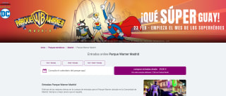 Tren + Entrada a Parque Warner desde Valencia el 1 de Mayo por 66,34€