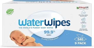 540 WaterWipes Original babydoekjes voor €18,74 bij Amazon