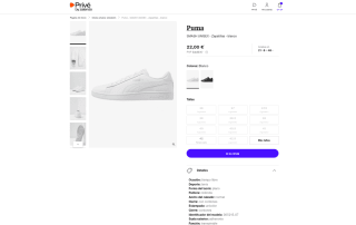 Zapatillas Puma Smash por 22€