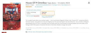 Cómic House Of M - Omnibus Tapa dura por 92,19€