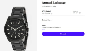 Reloj de Hombre Armani Exchange OUTERBANKS por 105€