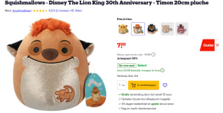 Squishmallows The Lion King Timon voor €7,50 bij Bol