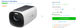 EufyCam 3 - S330 - Beveiligingscamera's / IP-camera - Uitbreiding voor €129 bij Coolblue