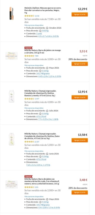 -28% en Belleza, Baño y cuidado personal desde iHerb.