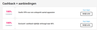 100% cashback op een Surfshark abonnement via CashbackXL