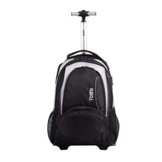 Mochila con Ruedas para portátil 15 Totto Actinio de Color Negro por solo 39,59€