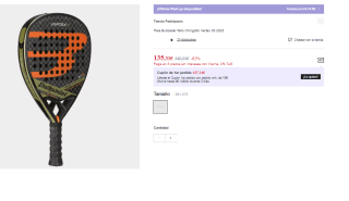 Pala Bullpadel Tello Chingotto Vertex 03 2023 por 135.31€ (Cuenta Nueva 123.31€)