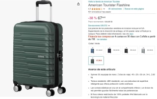 Maleta American Tourister Flashline cabina por 67,99€