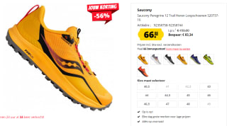 Saucony Peregrine 12 Trail Heren Loopschoenen voor €66,66 bij Sport Korting