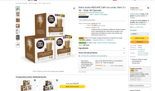 Dolce Gusto NESCAFÉ Café con Leche 3 x 30 90 Cápsulas por 19,80€