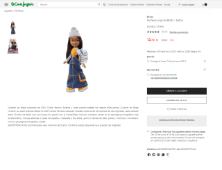 Muñeca original Bratz personaje Sasha por 12,50€