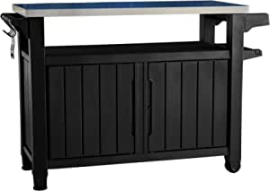 Keter BBQ Tafel Unity XL (Grafiet zwart) voor €167,77 bij Amazon.de