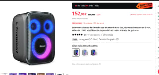 Altavoz Tronsmart Halo 200 por 126.78€