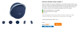 Harman Kardon Onyx Studio 7 voor €119 bij AH Deals online