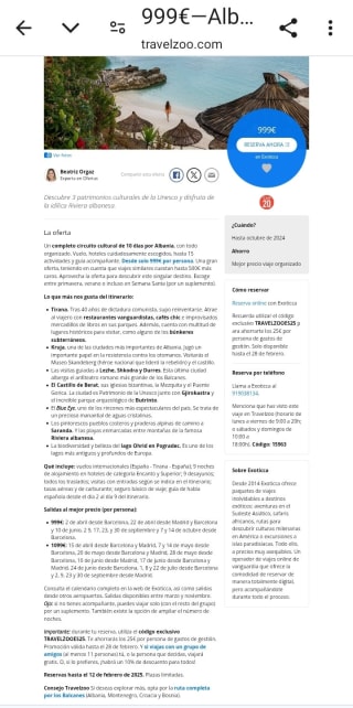 Albania Completo desde 999€.