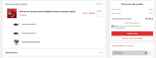 Tefal Pack set de 2 sartenes acero inoxidable Virtuoso + picadora manual por 47,70€