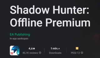 Shadow Hunter: Offline Premium voor Android gratis