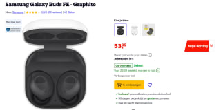 Samsung Galaxy Buds FE voor €53,95 bij Bol
