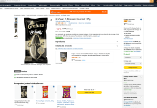 4 Grefusa El Piponazo Gourmet 105g por 5,71€