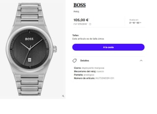 Reloj para Hombre BOSS por 105€