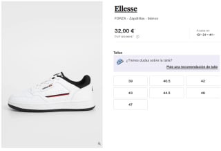 Zapatillas para Hombre Ellesse FORZA por 32€