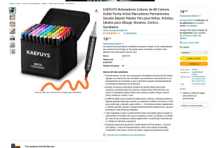 Set 80 rotuladores doble punta marcadores Permanentes Secado Rápido por solo 18,99€