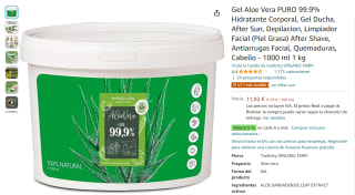 Gel Aloe Vera PURO 99.9% Hidratante de 1kg por solo 11,92€