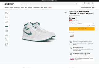 NIKE Air Jordan 1 Zoom Comfort 2 en SUEDE Hombre por solo 51,99€