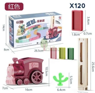 Tren de dominó para niños 120 piezas por 20€