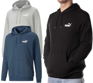 Trui PUMA Men Essentials Small Logo Hoodie FL Black voor €18,30 bij Outlet46