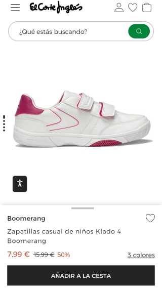 Boomerang Zapatillas casual Klado 4 de niños por 7,99€.