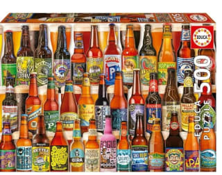 Puzzle de 500 Piezas cervezas artesanales marca Educa por 5,99€