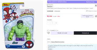 Festival de marcas Hasbro hasta 60% + 10% EXTRA descuento en Miravia