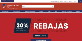 Descuento 30% en la Tienda Oficial Atlético de Madrid
