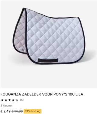 Tot 95% korting in de sale van Decathlon