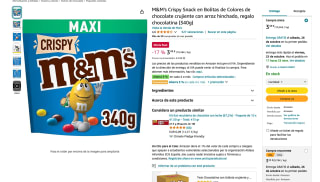 M&M's Crispy crujiente con arroz hinchado 340gr por solo 3,32€