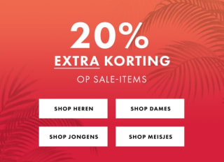 20% extra korting op de sale bij WE Fashion