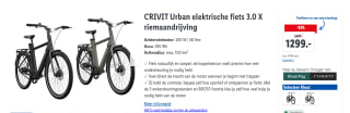 CRIVIT Urban elektrische fiets 3.0 X voor €1299 in de Lidl webshop