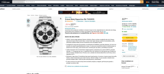 Reloj Orient Deportivo RA-TX0203S por solo 227,88€