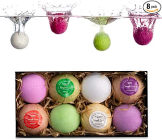 Juego de regalo de bombas de baño con aceites esenciales de 8 piezas. Por 5,99€