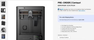 ELEGOO Centauri 3D-Printer voor €239,99 bij Elegoo