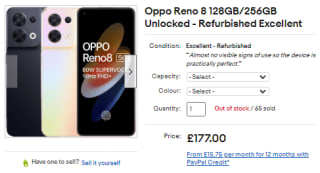 Grab an Oppo Reno 8 256GB 5G smartphone at eBay for only £159.30