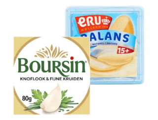 Eru Smeerkaas, Cheerafa Cheese sticks of Boursin Roomkaas knoflook & fijne kruiden 2 stuks voor €2 bij de Plus